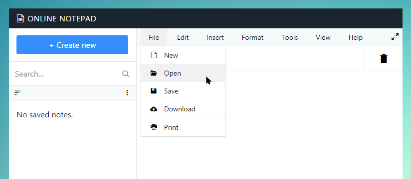 Open text file in Cicin